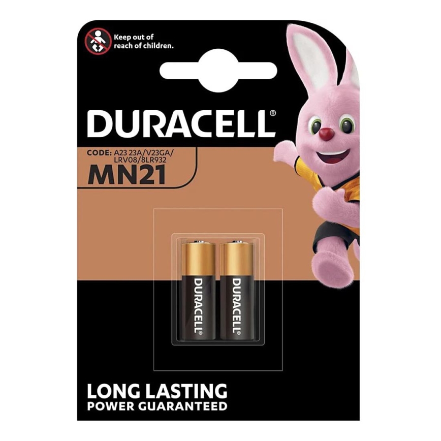 Duracell - 2 kom Alkalne baterije MN21/A23 12V 50 mAh