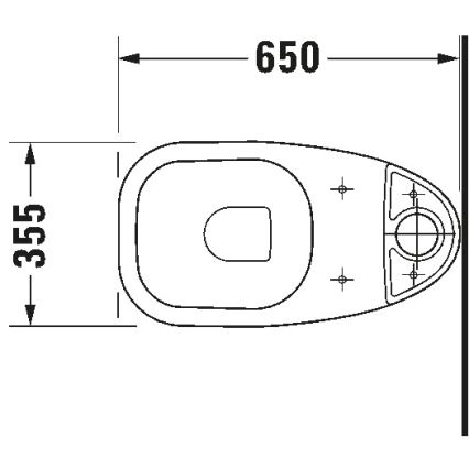 Duravit 21110900002 - WC kombi D-CODE keramika/sjajna bela