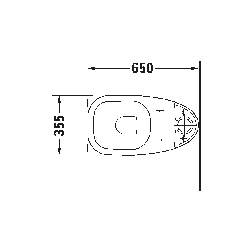 Duravit 21110900002 - WC kombi D-CODE keramika/sjajna bela