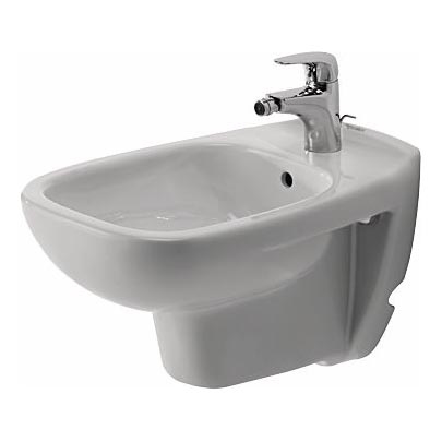 Duravit 22571500002 - Viseći bide D-CODE keramika/sjajna bela