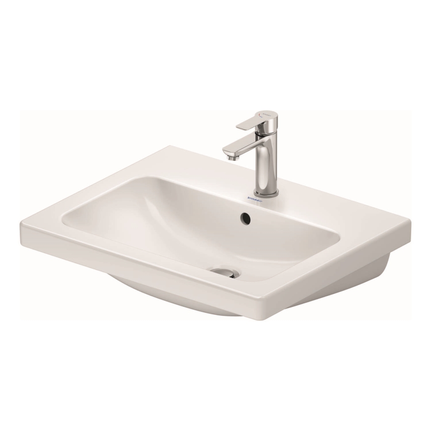 Duravit 23996000002 - Viseći umivaonik D-CODE 60x48 cm keramika/sjajna bela