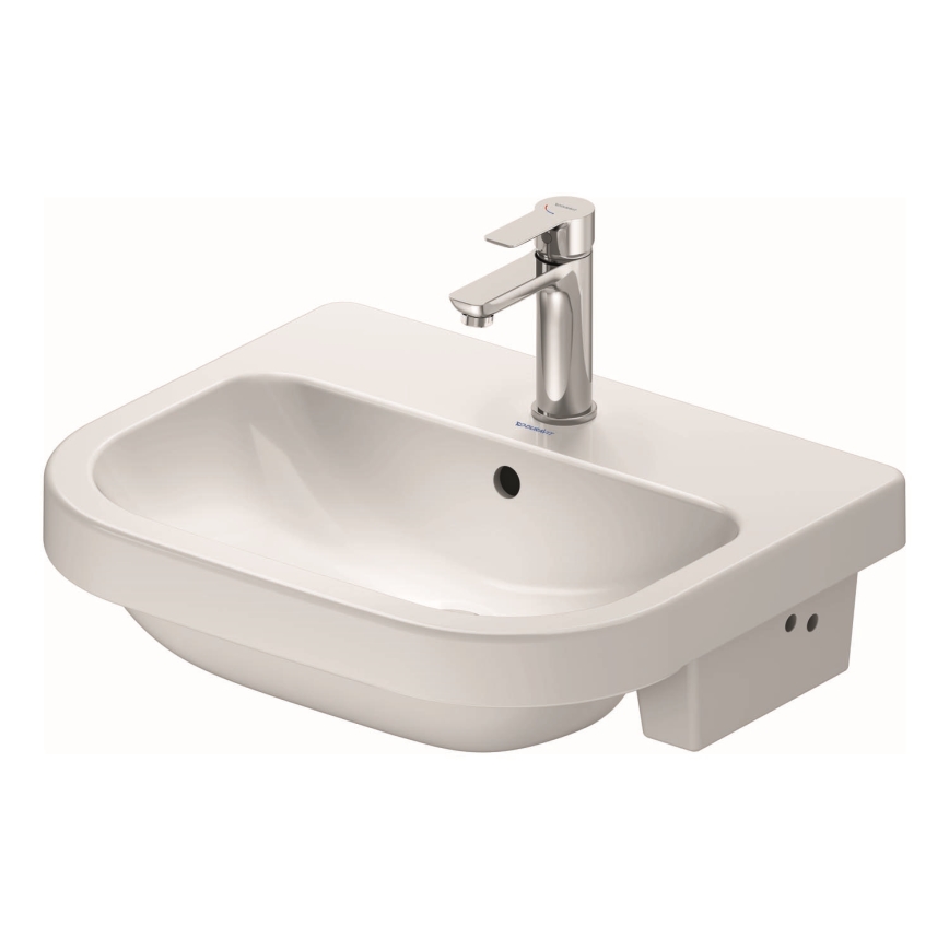 Duravit 24035500002 - Ugradni umivaonik D-CODE 55x45,5 cm keramika/sjajna bela
