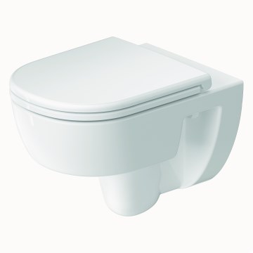 Duravit 45130900B2 - Zidna WC šolja bez ruba sa daskom SoftClose D-CODE keramika/sjajna bela