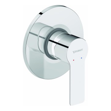 Duravit DC4210007010 - Tuš baterija za podžbuknu ugradnju D-CODE, sjajni hrom