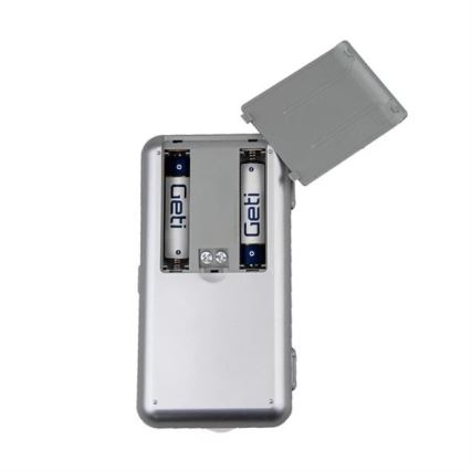 Džepna vaga, kapacitet 550 g, napajanje 2xAAA, siva