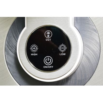 LED Prigušiva stona lampa na dodir LIMA LED/8W/230V USB srebrno