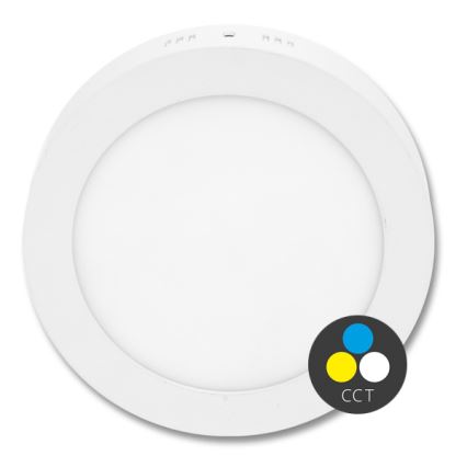 LED Plafonjera LADA LED/18W/230V 3000/4000/6000K pr. 22 cm bela