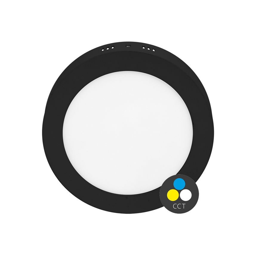 LED Plafonjera LADA LED/18W/230V 3000/4000/6000K pr. 22 cm crno