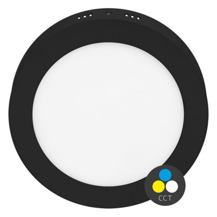 LED Plafonjera LADA LED/25W/230V 3000/4000/6000K pr. 30 cm crno