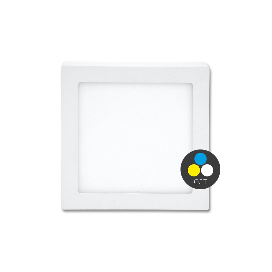 LED Plafonjera RAFA LED/12W/230V 3000/4000/6000K 17x17 cm bela