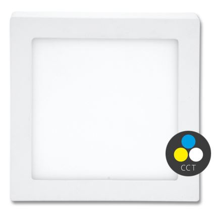LED Plafonjera RAFA LED/18W/230V 3000/4000/6000K 22x22 cm bela