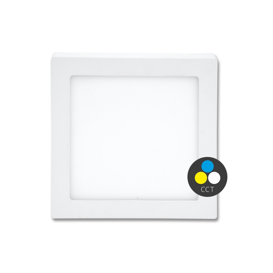 LED Plafonjera RAFA LED/18W/230V 3000/4000/6000K 22x22 cm bela