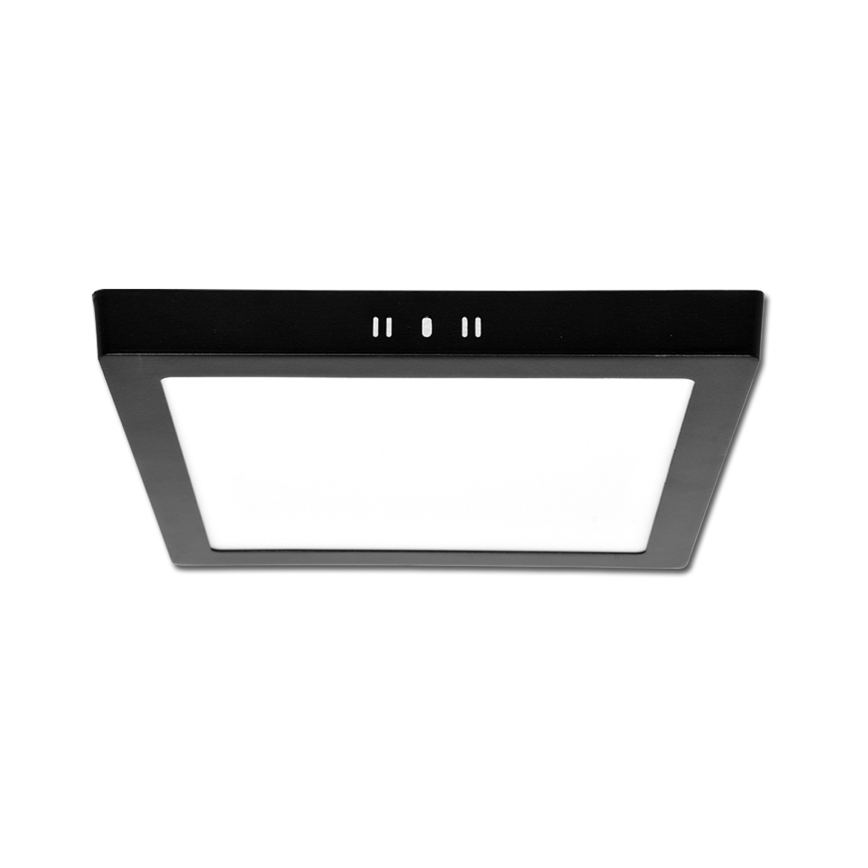 LED Plafonjera RAFA LED/18W/230V 3000/4000/6000K 22x22 cm crno