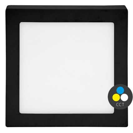 LED Plafonjera RAFA LED/25W/230V 3000/4000/6000K 30x30 cm crno