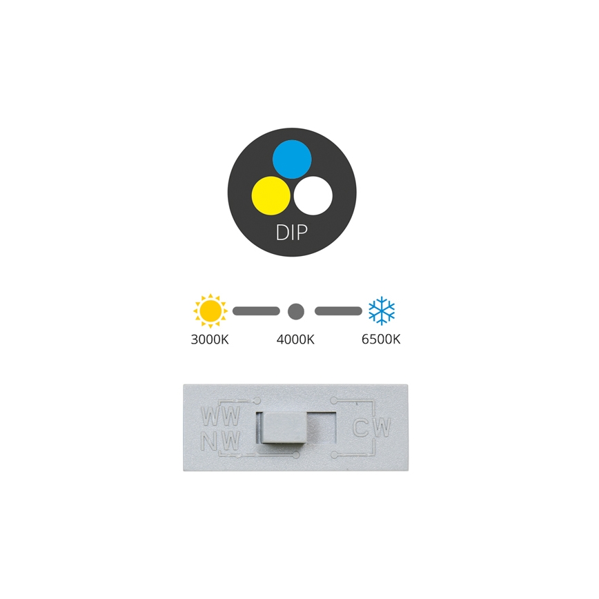 LED Ugradbena lampa TINA LED/12W/230V 3000/4000/6500K pr. 12 cm bela