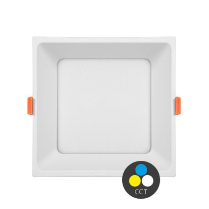 LED Ugradbena lampa TONY LED/12W/230V 3000/4000/6500K 12x12 cm bela