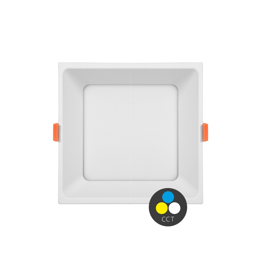 LED Ugradbena lampa TONY LED/12W/230V 3000/4000/6500K 12x12 cm bela