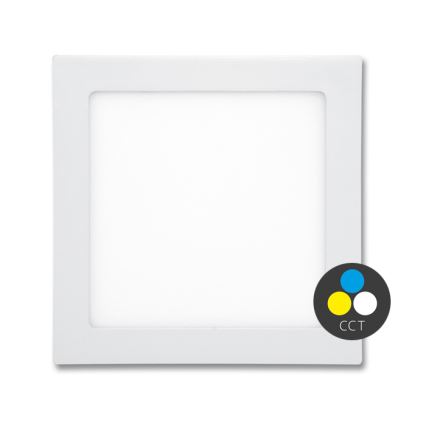 LED Ugradbena lampa za kupatilo RAFA LED/12W/230V 3000/4000/6000K 17x17 cm IP44 bela
