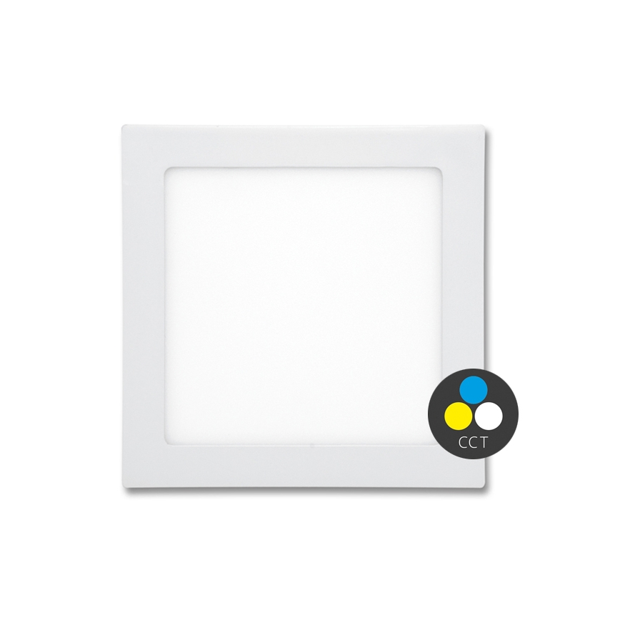 LED Ugradbena lampa za kupatilo RAFA LED/12W/230V 3000/4000/6000K 17x17 cm IP44 bela