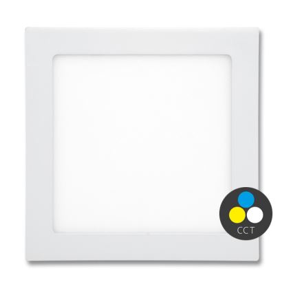LED Ugradbena lampa za kupatilo RAFA LED/18W/230V 3000/4000/6000K 22x22 cm IP44 bela