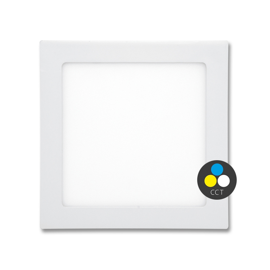 LED Ugradbena lampa za kupatilo RAFA LED/25W/230V 3000/4000/6000K 30x30 cm IP44 bela