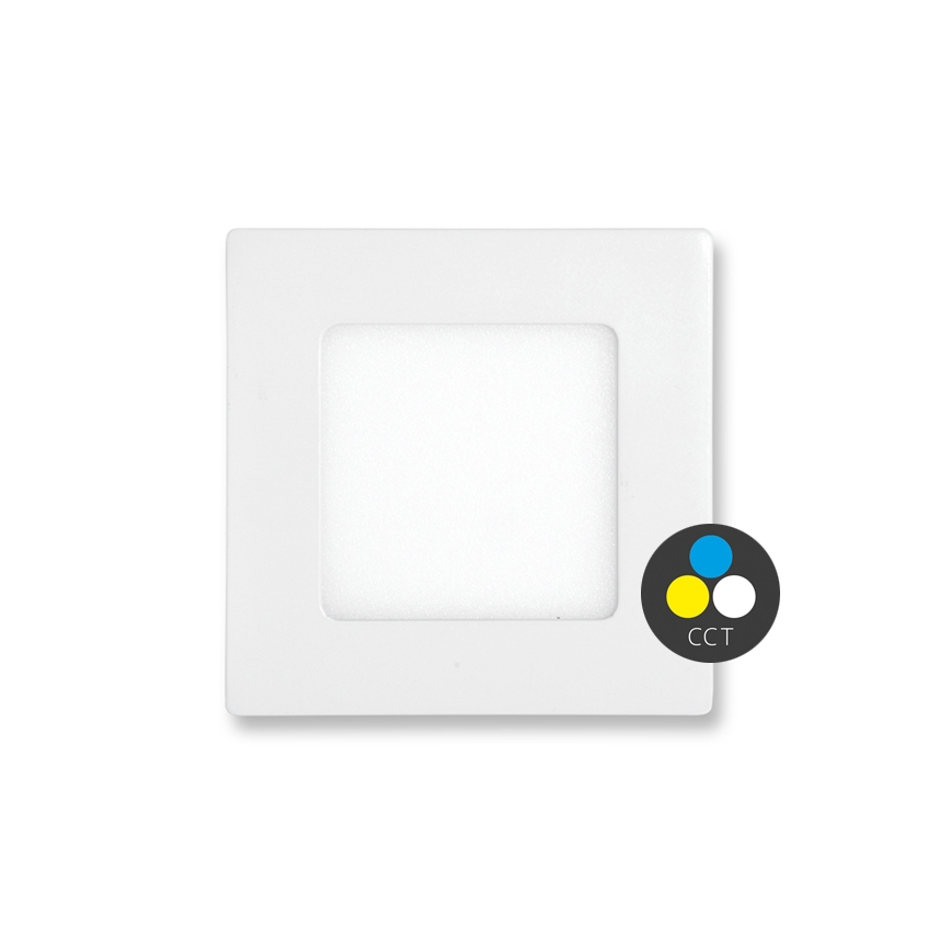 LED Ugradbena lampa za kupatilo RAFA LED/6W/230V 3000/4000/6000K 12x12 cm IP44 bela