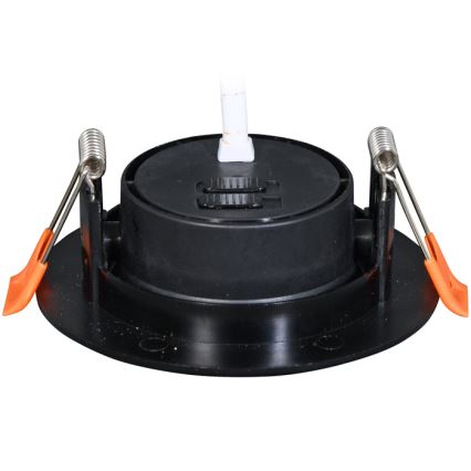 LED Prigušivo ugradbeno svetlo ZITA LED/3/5/7W/230V 3000/4000/6000K pr. 9 cm crno