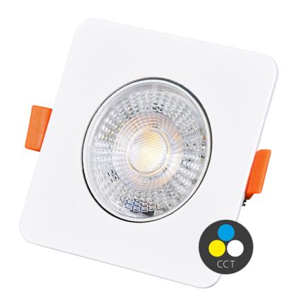 LED Prigušivo ugradbeno svetlo KENT LED/3/5/7W/230V 3000/4000/6000K 9x9 cm bela