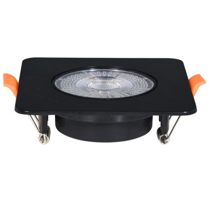 LED Prigušivo ugradbeno svetlo KENT LED/3/5/7W/230V3000/4000/6000K 9x9 cm crno