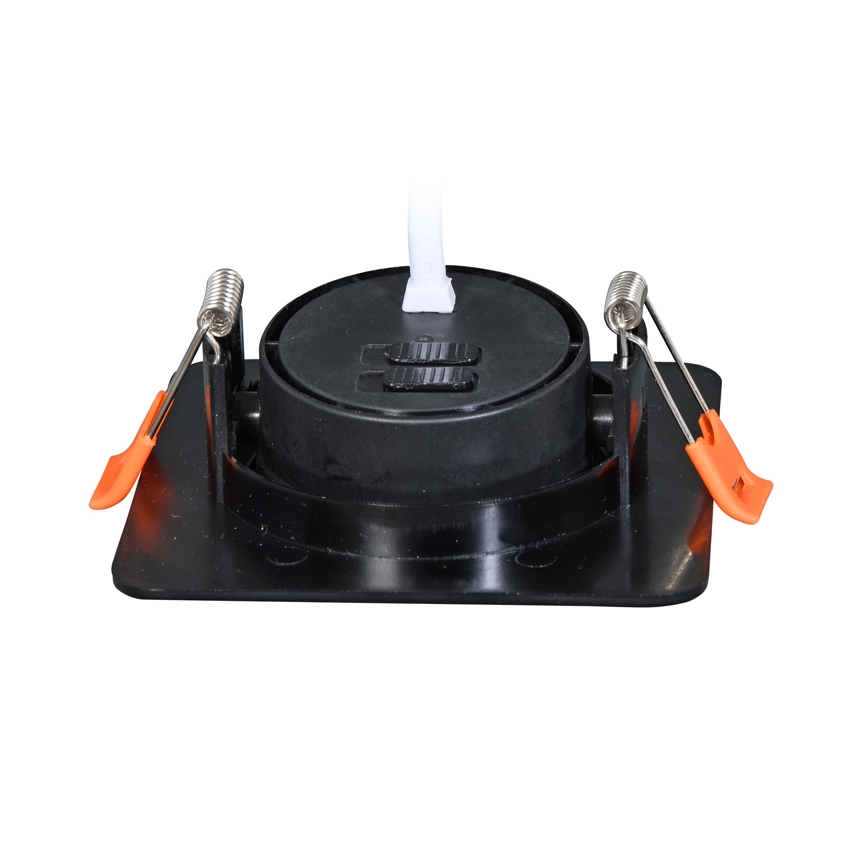 LED Prigušivo ugradbeno svetlo KENT LED/3/5/7W/230V3000/4000/6000K 9x9 cm crno