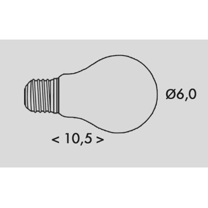 LED Sijalica RETRO A60 E27/2,3W/230V 3000K 485lm