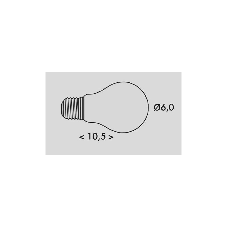 LED Sijalica RETRO A60 E27/2,3W/230V 3000K 485lm