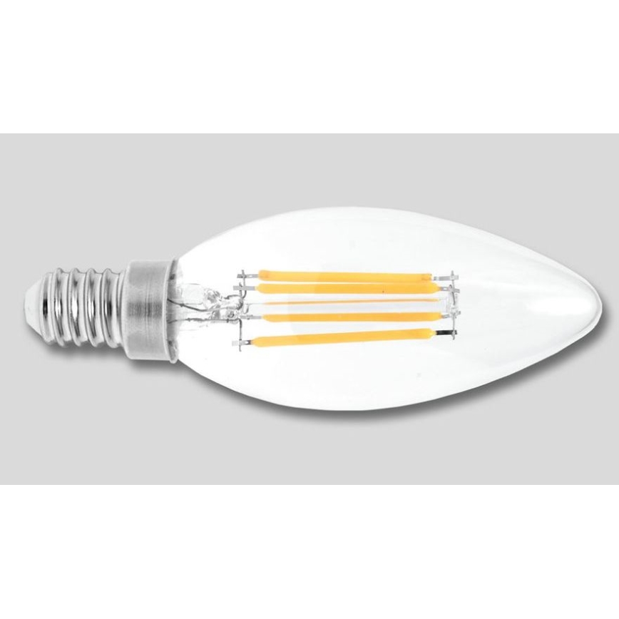 LED Sijalica RETRO C37 E14/2W/230V 3000K 320lm