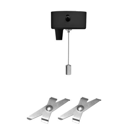 LED Plafonjera DONAR LED/28W/230V 4000K 120 cm crno