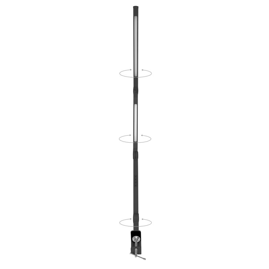 LED Prigušiva stona lampa SPACE LED/8W + LED/11W/230V 3000-6000K crno