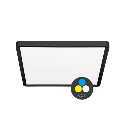LED Plafonjera TERY LED/24W/230V 3000/4000/6000K 30x30 cm IP40 crno