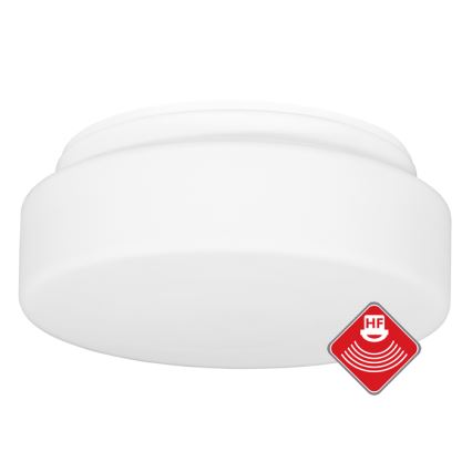 Spoljašnja plafonjera sa senzorom HECTOR 1xE27/60W/230V pr. 25 cm IP44 opal bela
