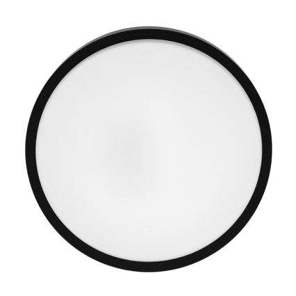 LED plafonjera za kupatilo LIRA LED/12W/230V 4000K pr. 25 cm IP44 crno