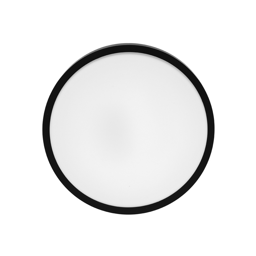 LED plafonjera za kupatilo LIRA LED/12W/230V 4000K pr. 25 cm IP44 crno