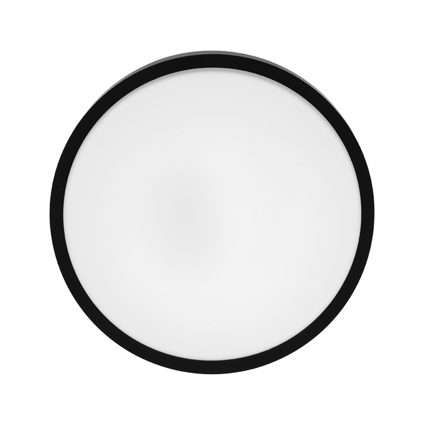 LED plafonjera za kupatilo LIRA LED/18W/230V 4000K pr. 29,5 cm IP44 crno