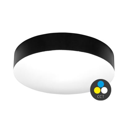 LED plafonjera za kupatilo MAKARON LED/24W/230V 3000/4000/6000K pr. 30 cm IP44 crno