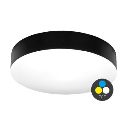 LED plafonjera za kupatilo MAKARON LED/36W/230V 3000/4000/6000K pr. 40 cm IP44 crno