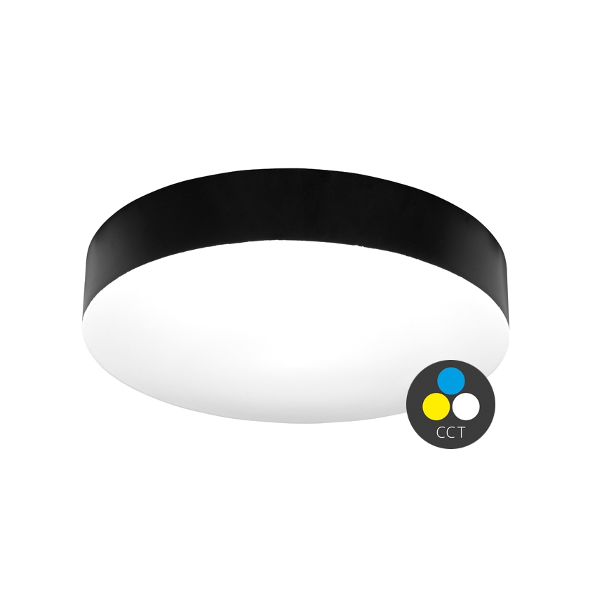LED plafonjera za kupatilo MAKARON LED/50W/230V 3000/4000/6000K pr. 50 cm IP44 crno