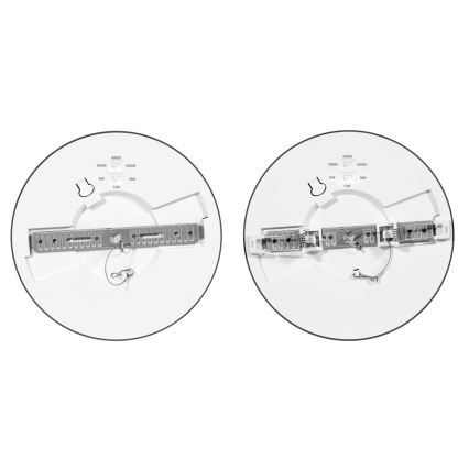 LED Prigušivo ugradbeno svetlo sa senzorom LEXA LED/6/12/18W/230V 3000/4000/6000K pr. 22,5 cm crno