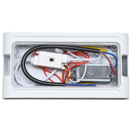 LED Spoljna zidna lampa BRICK 2xLED/6W/230V 3000/4000/6500K IP65 bela