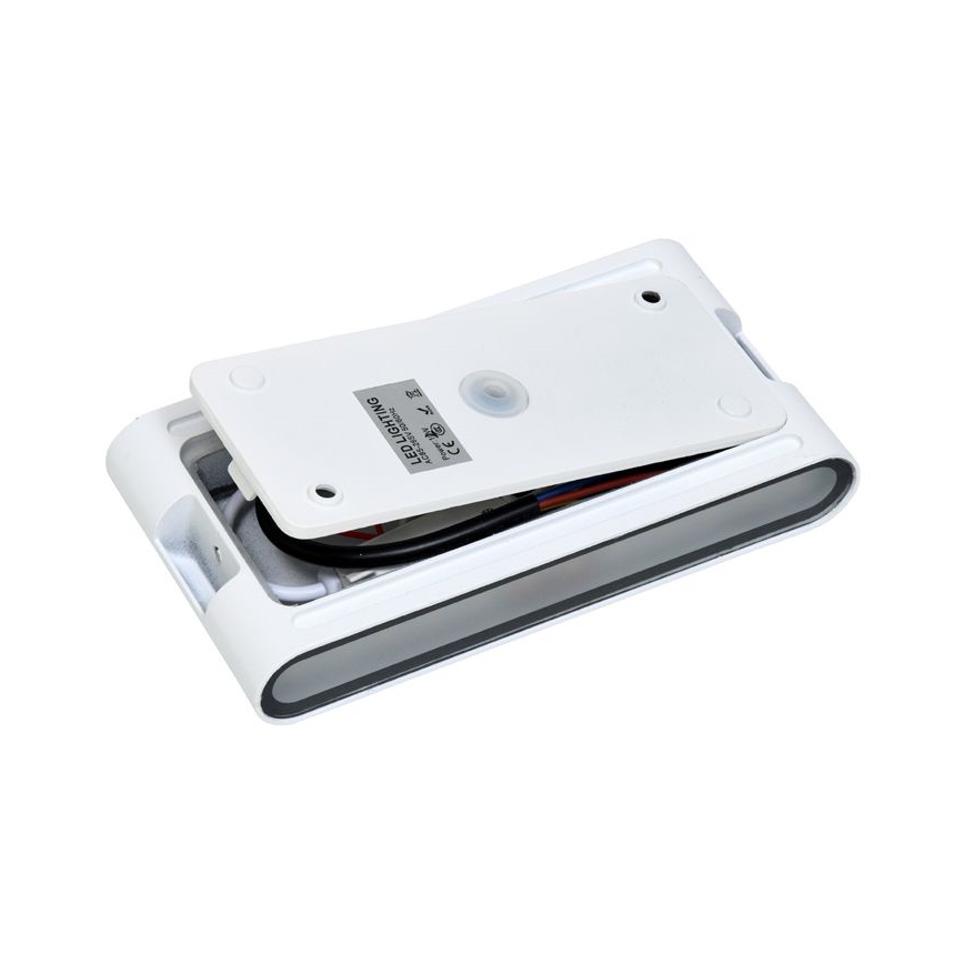 LED Spoljna zidna lampa BRICK 2xLED/6W/230V 3000/4000/6500K IP65 bela