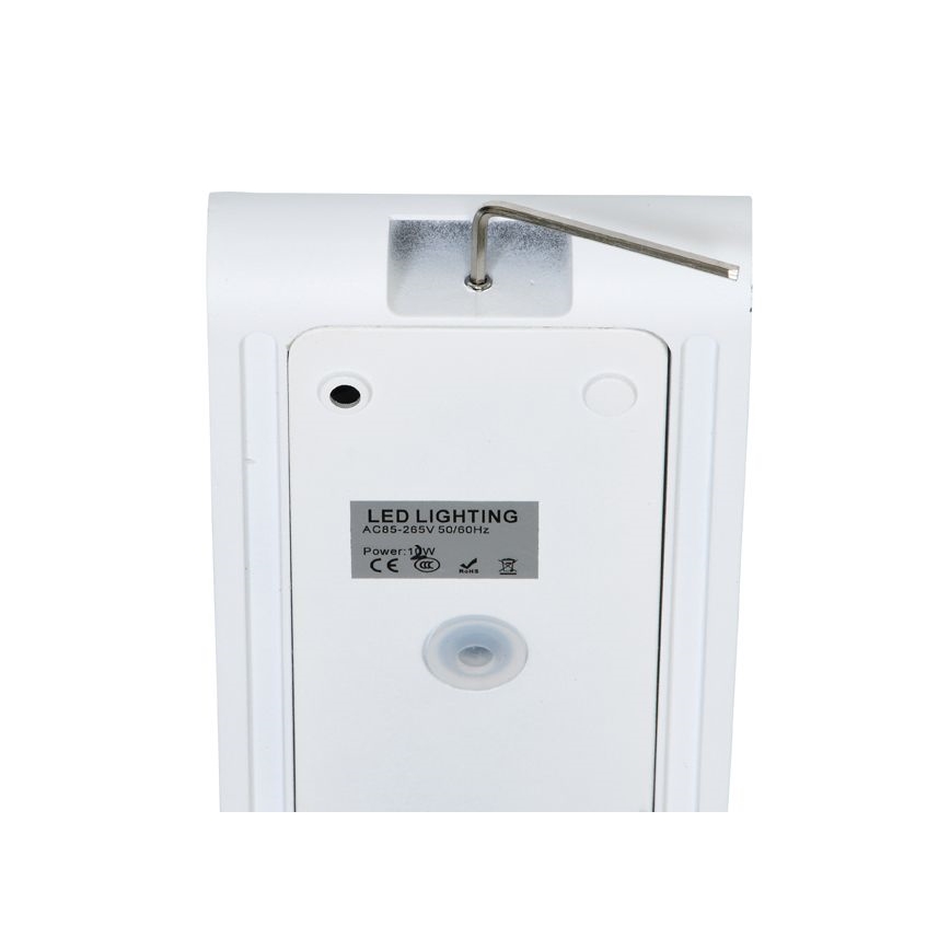 LED Spoljna zidna lampa BRICK 2xLED/6W/230V 3000/4000/6500K IP65 bela