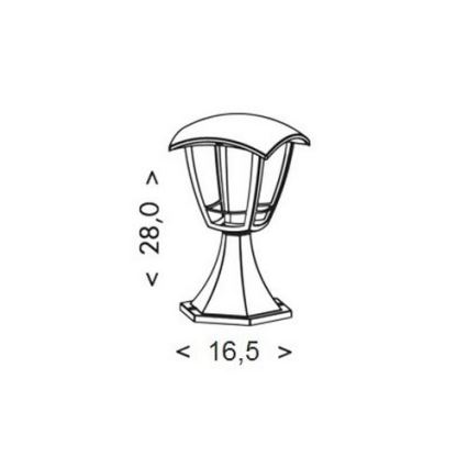 LED Spoljna lampa VERONA LED/8W/230V IP44