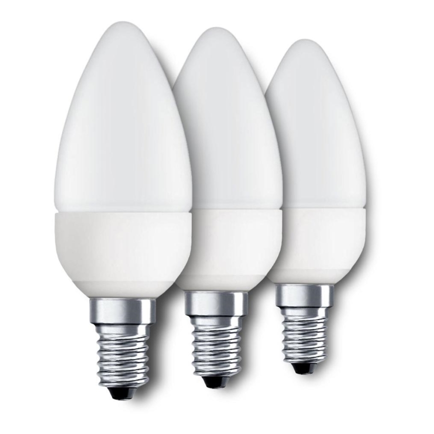 Eglo 10697 - Set 3x LED Sijalica E14/4W/230V 320lm sveća 3000K