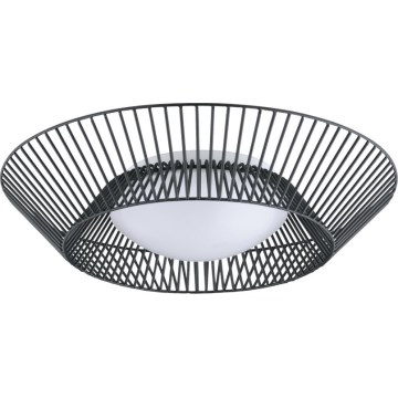 Eglo 200842 - LED plafonsko svetlo PIASTRE LED/8,2W/230V prečnik 39 cm crna